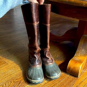 Sorel Genuine Leather Waterproof Boots